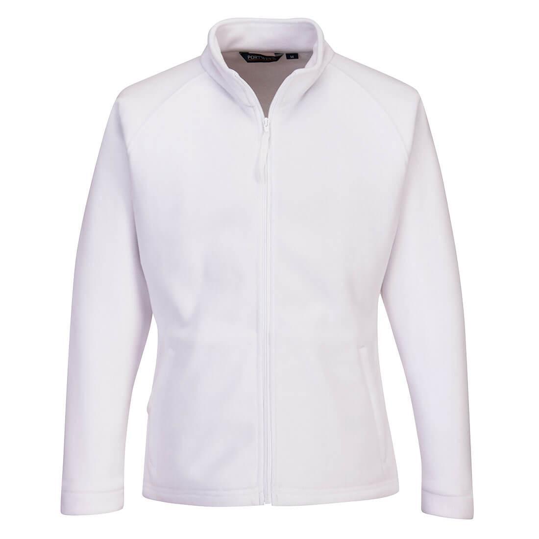PORTWEST Womens/Ladies Aran Fleece Jacket (White)