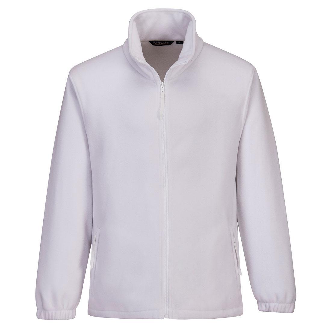 Casaco de lã Aran para homem Branco