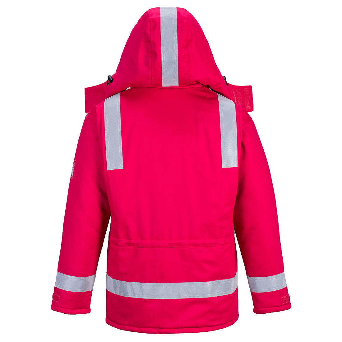 Mens Flame Resistant AntiStatic Winter Padded Jacket (Red) 2/2