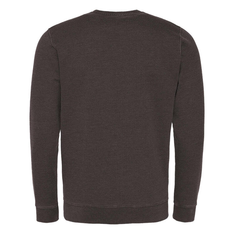 Sweat Effet Délavé Homme (Gris Sombre Délavé)