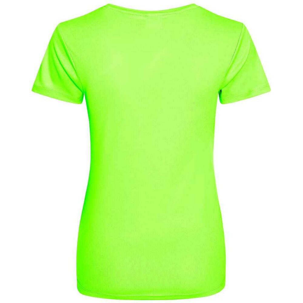Tshirt De Sport Femme (Vert Vif) 2/2