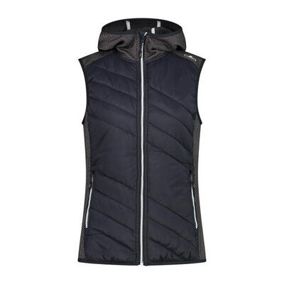 Hybride hoodie vest voor dames cmp