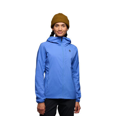 Felpa con cappuccio isolata donna Black Diamond Alpine Start