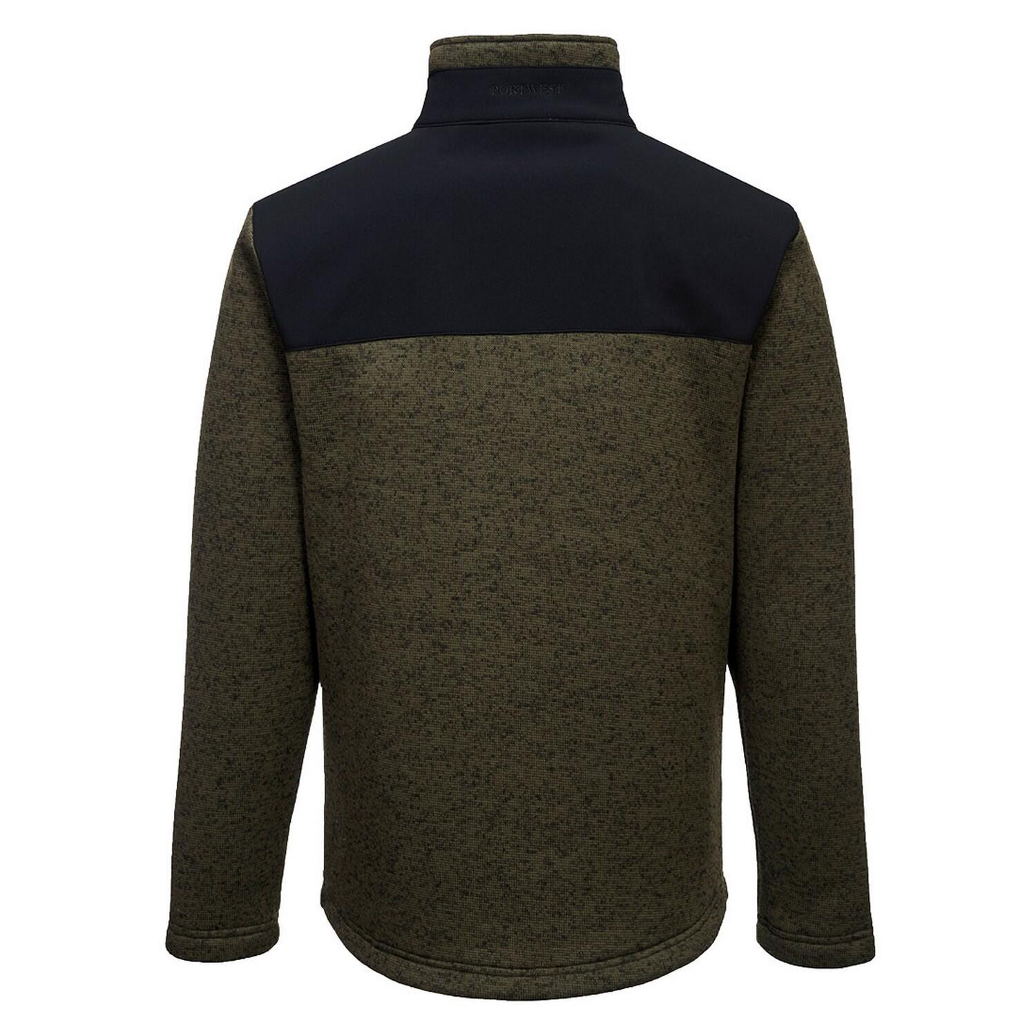 Mens KX3 Performance Fleece Jacket (Olive Green) 2/2