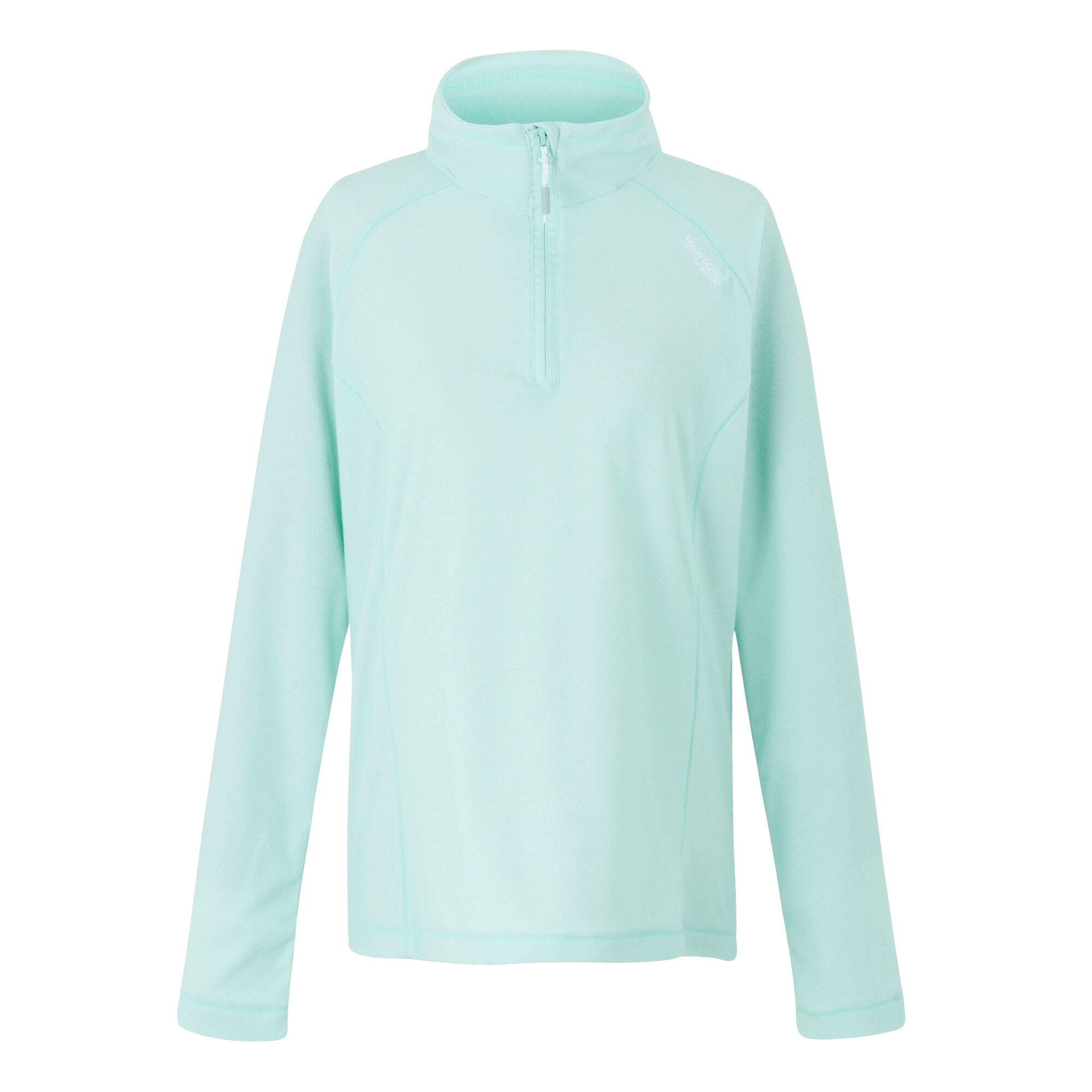 REGATTA Great Outdoors Womens/Ladies Montes Half Zip Fleece Top (Icy Morn/White)