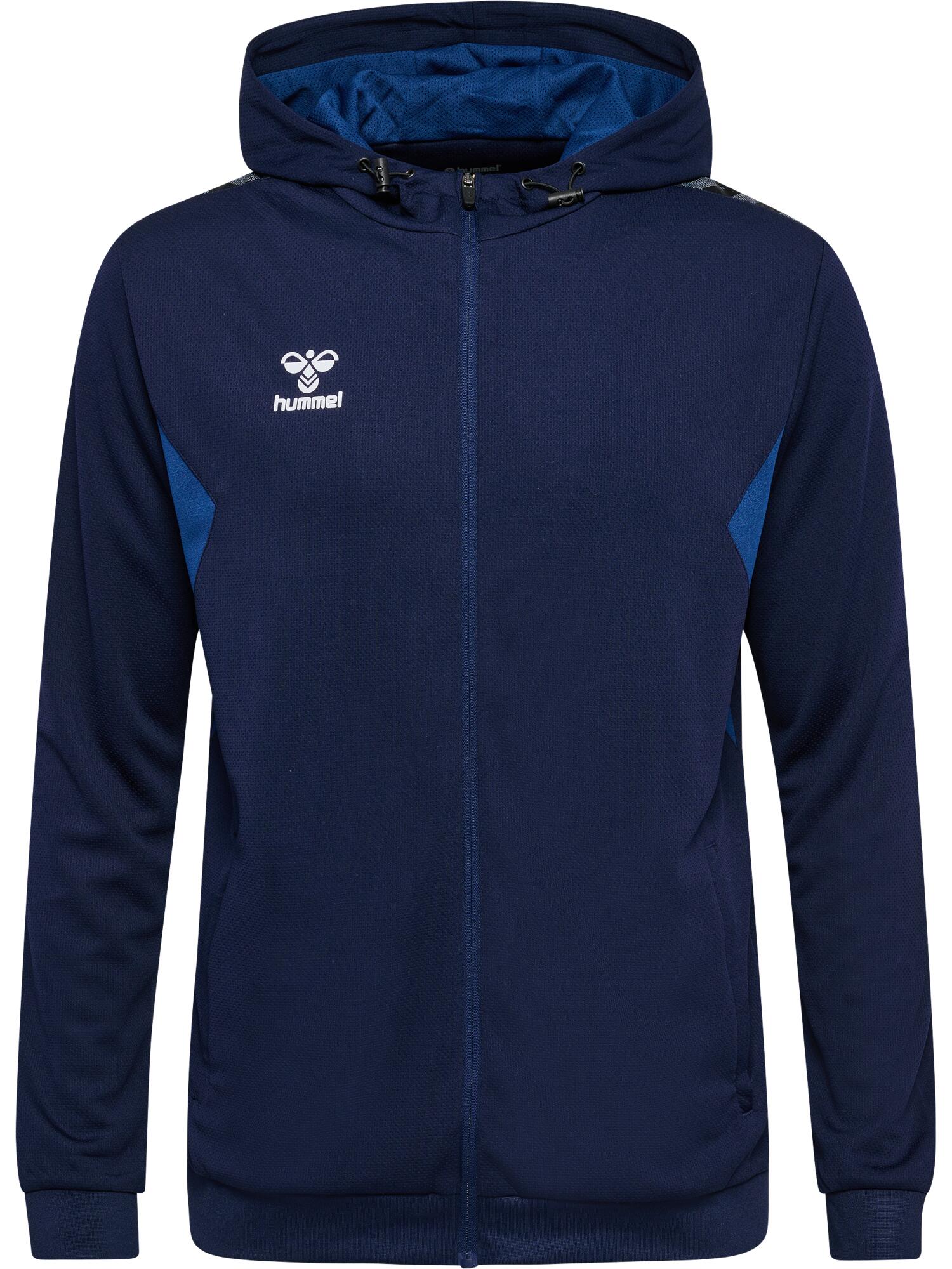 Bluza z kapturem sportowa Hummel Authentic Poly Zip Hoodie 2/3