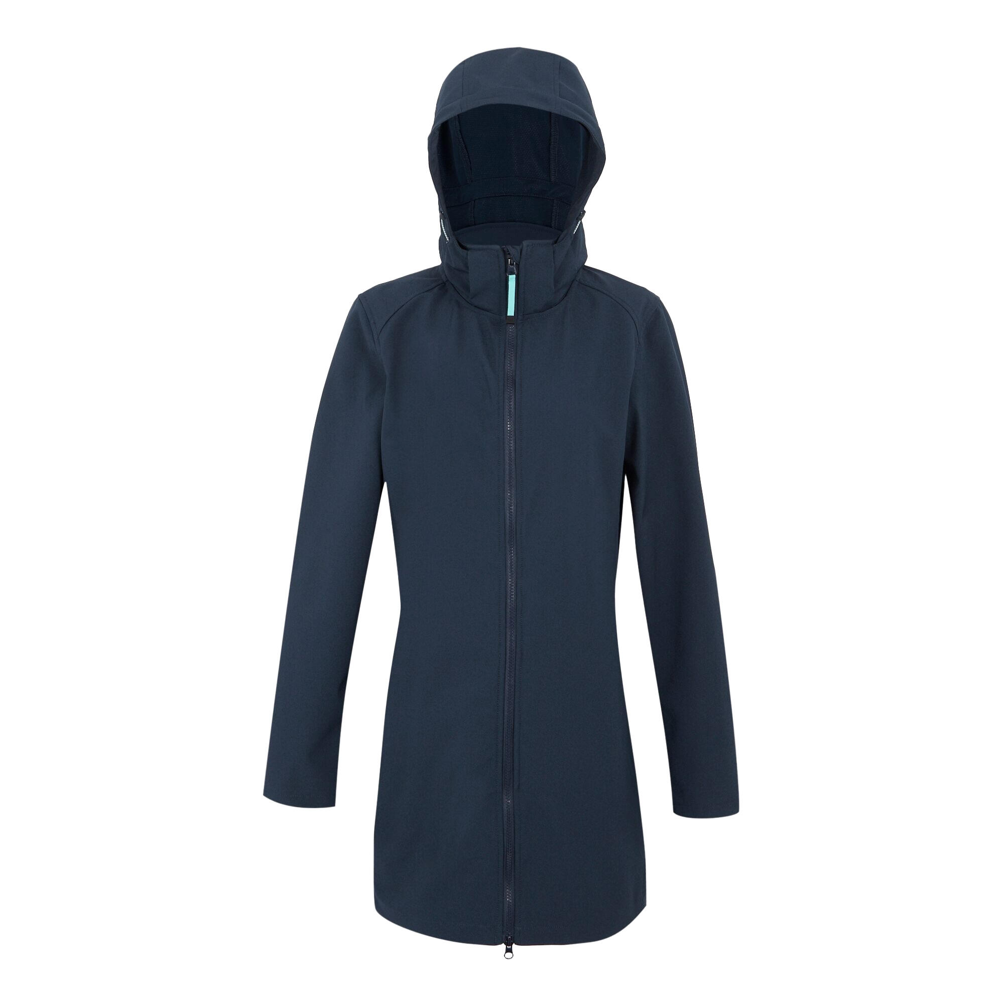 REGATTA Womens/Ladies Carisbrooke Soft Shell Jacket (Navy/Aruba Blue)