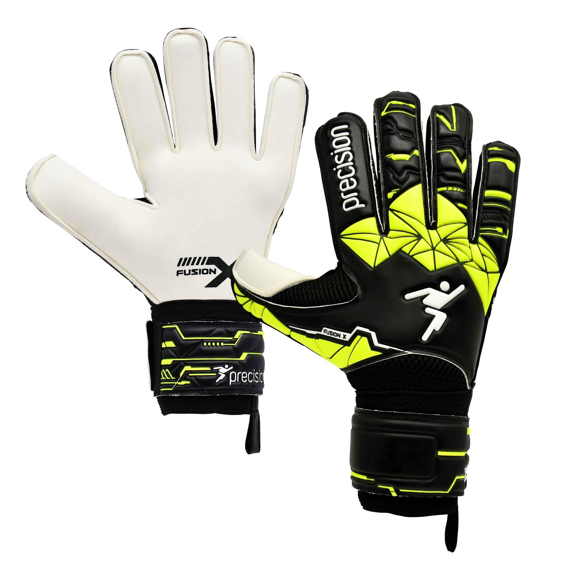 Childrens/Kids Fusion X Flat Cut Finger Protect Goalkeeper Gloves 3/3