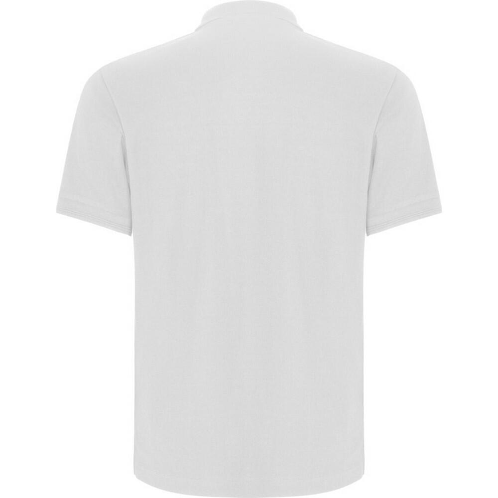 Maglietta Polo Maniche Corte Adulto Unisex Roly Centauro Premium Bianco 2/4