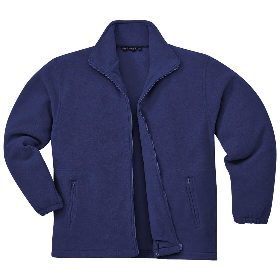 PORTWEST Mens Argyll Heavy Fleece AntiPill Jacket (F400) (Navy)