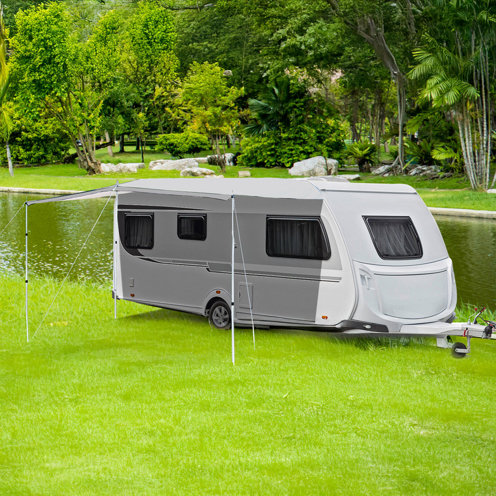Luifel CaraShade Camping Bus Zonneluifel Caravan Luifel Keder 4/4