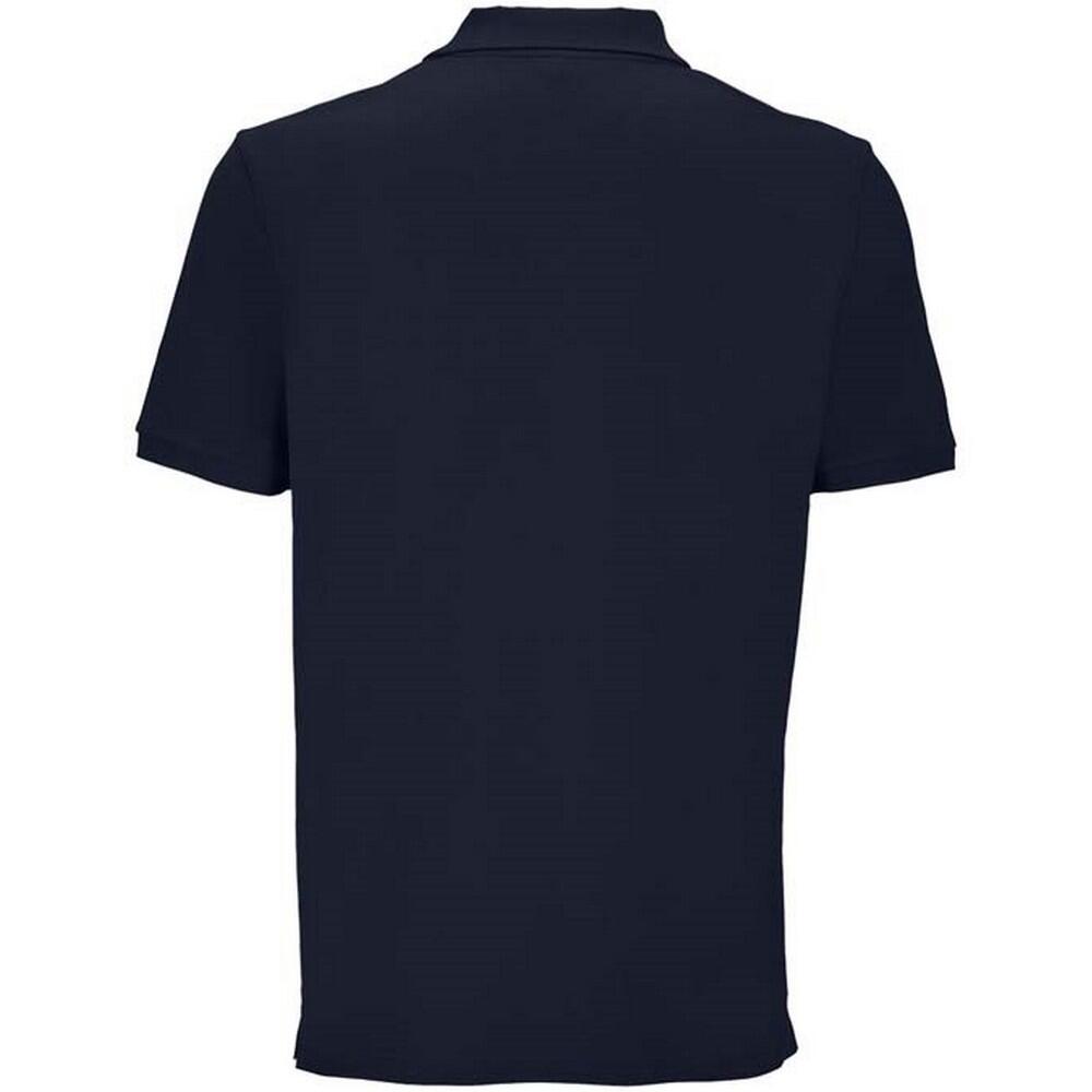 Unisex Adult Pegase Pique Polo Shirt (French Navy) 2/4