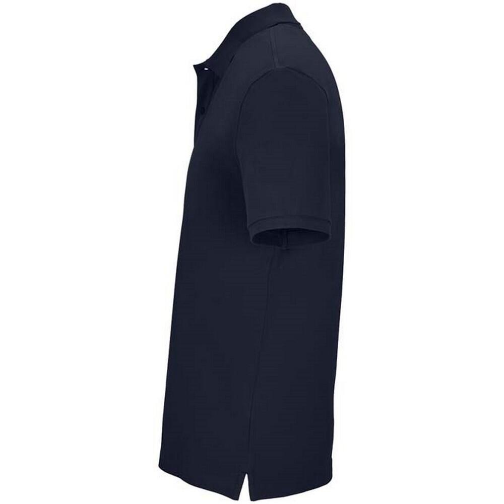 Unisex Adult Pegase Pique Polo Shirt (French Navy) 3/4