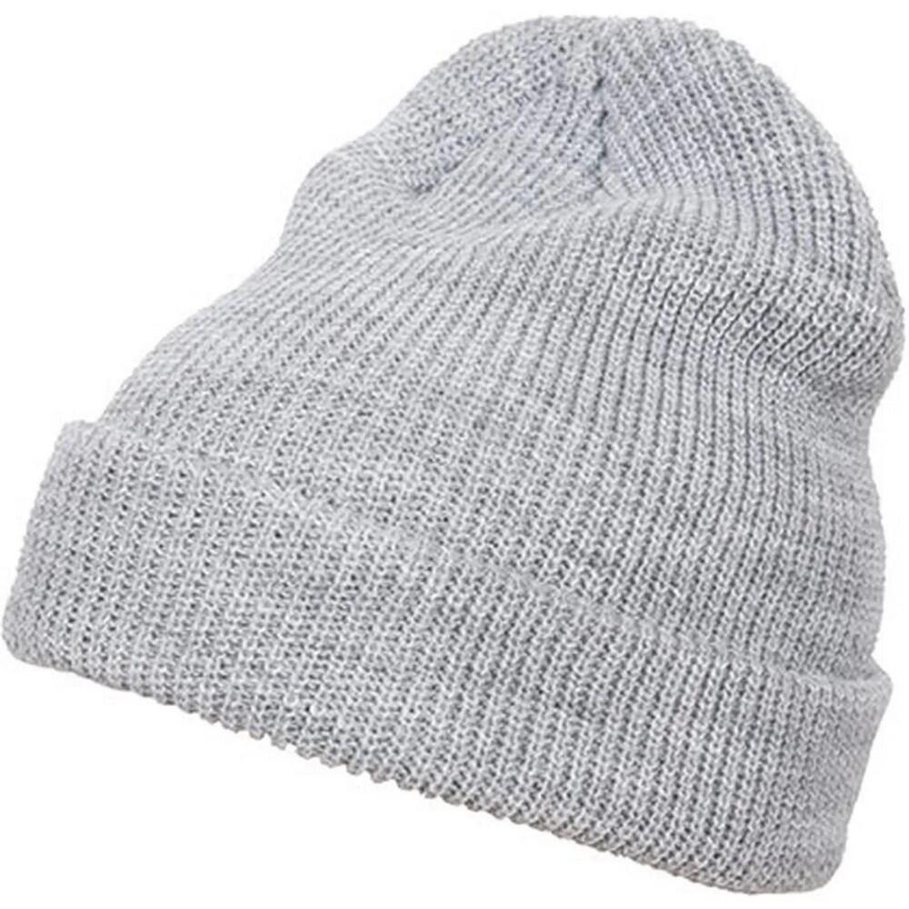 Gorro comprido com punho canelado YP Classics (Cinzento Mesclado) 2/2