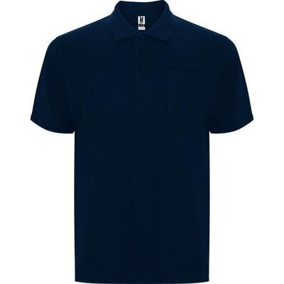 Unisex volwassen centauro premium poloshirt met korte mouwen (marineblauw)