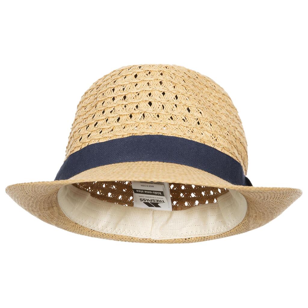 Womens/Ladies Trilby Straw Hat (Cool)