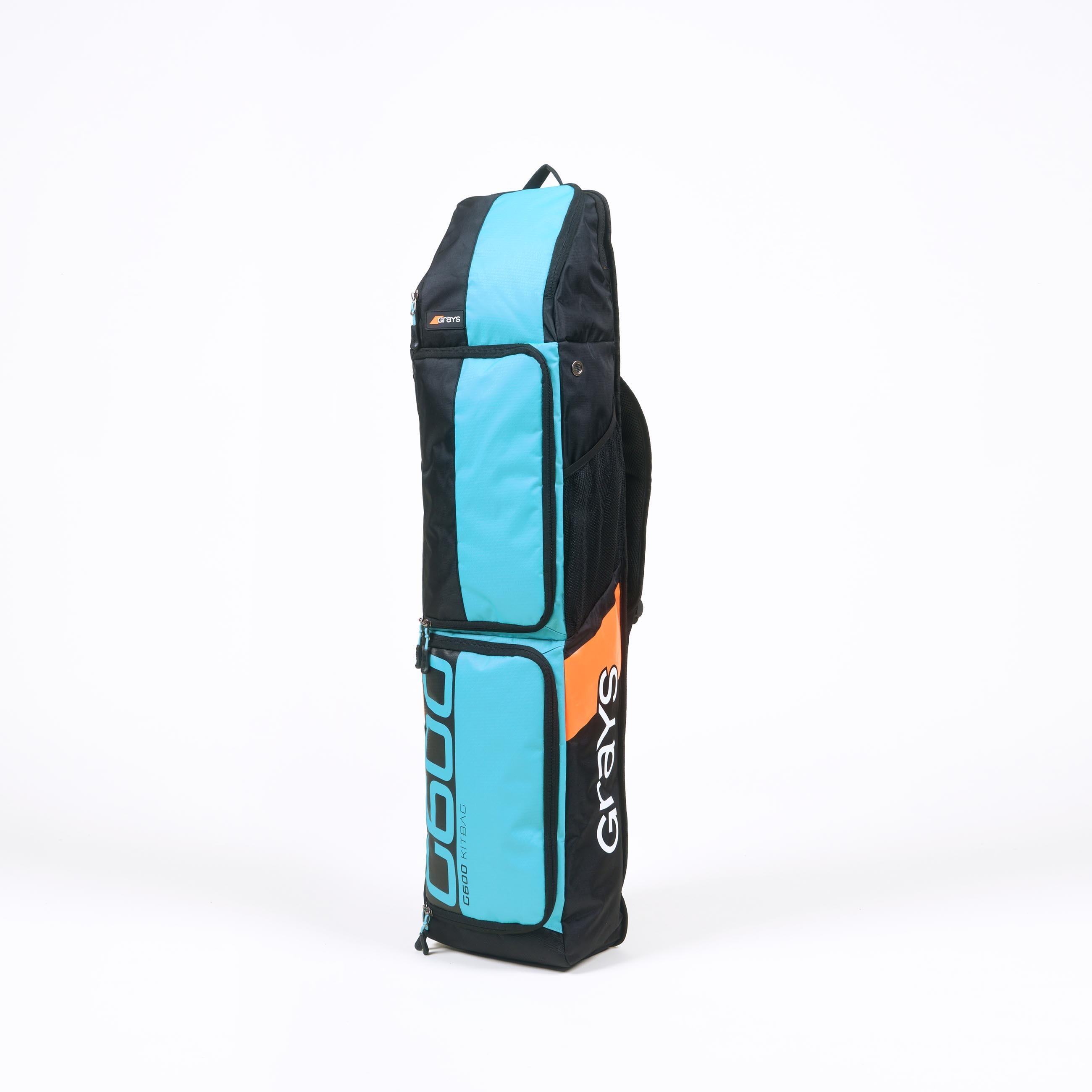 Grays G600 Kitbag Hockeytas Zwart/Aqua