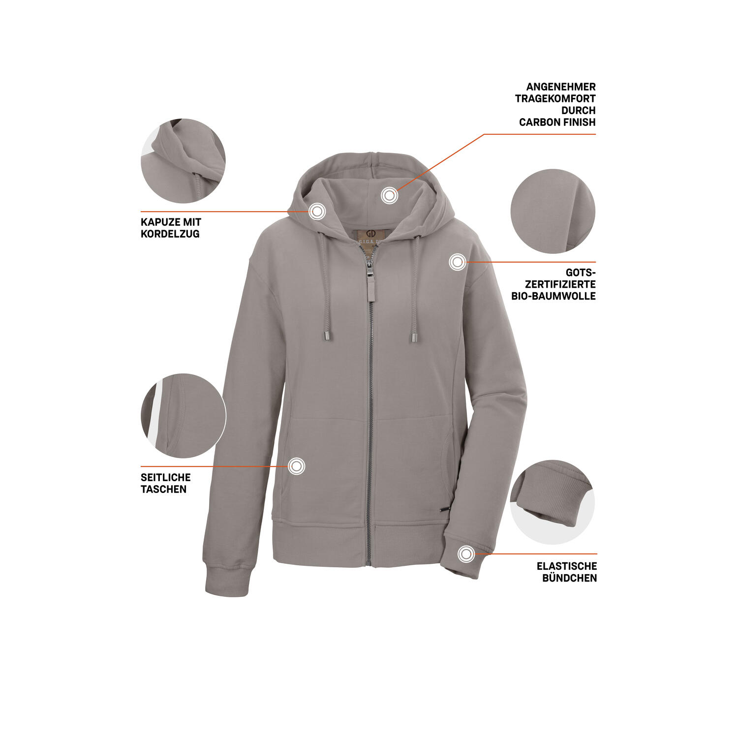 Damen Sweatjacke GS 26 6/6