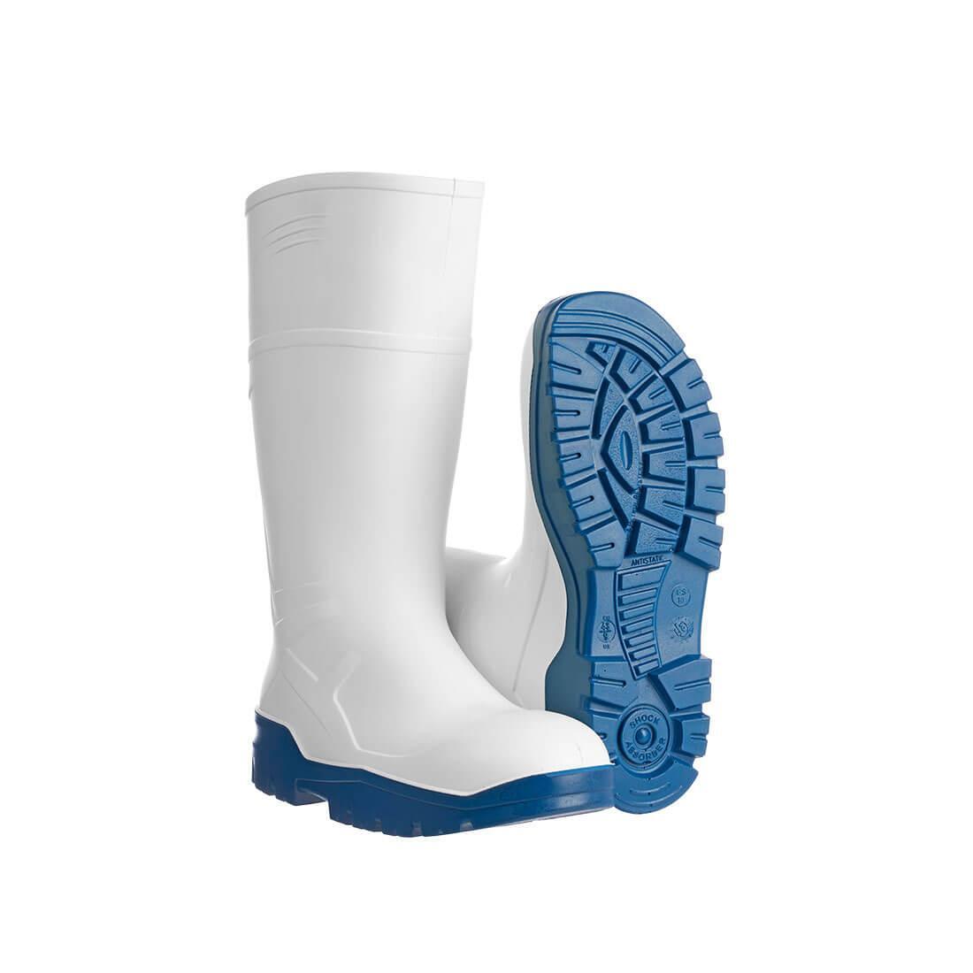 PORTWEST Heren PU veiligheidslaarzen (Wit)