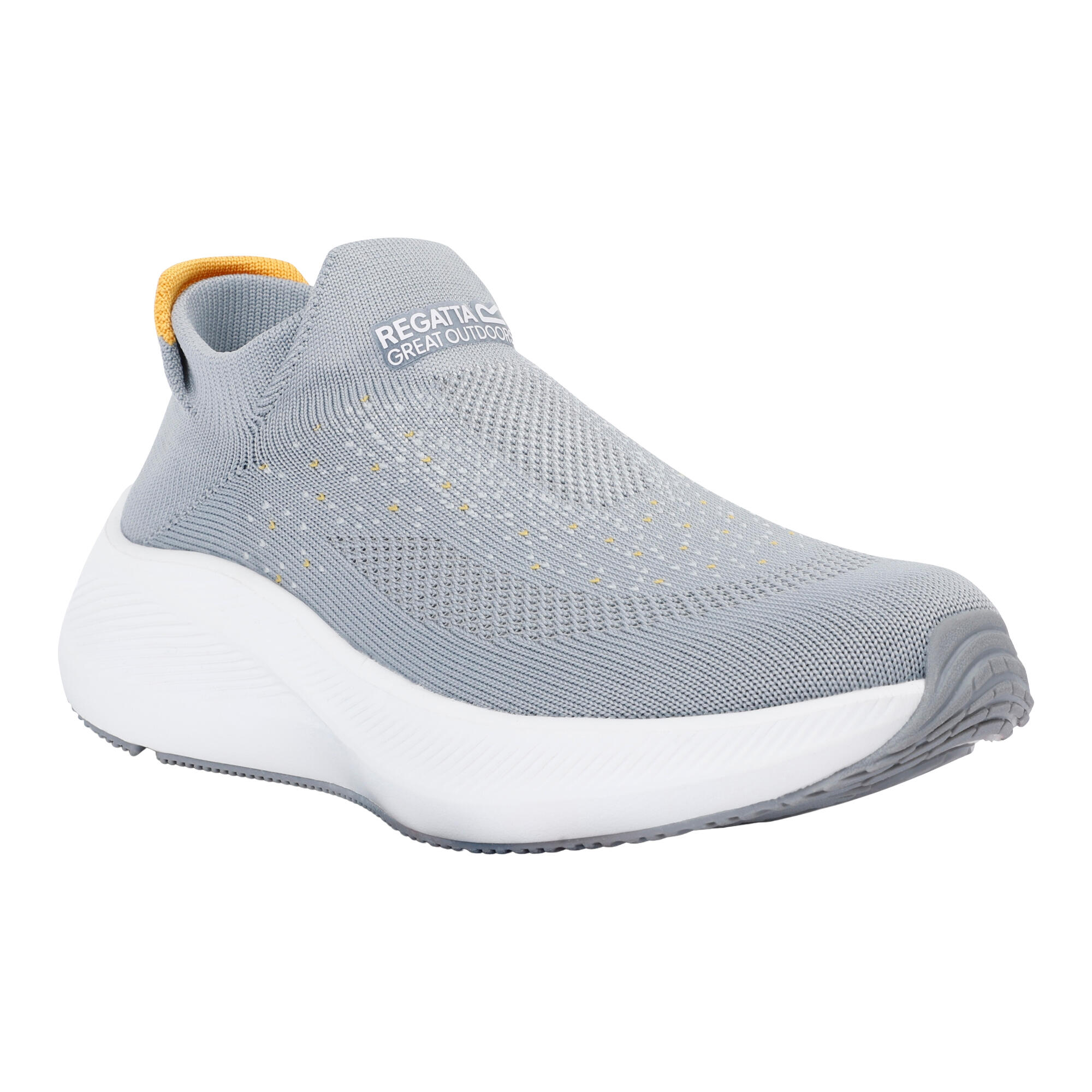 REGATTA Womens/Ladies Orton Trainers (Grey/Sunflower)