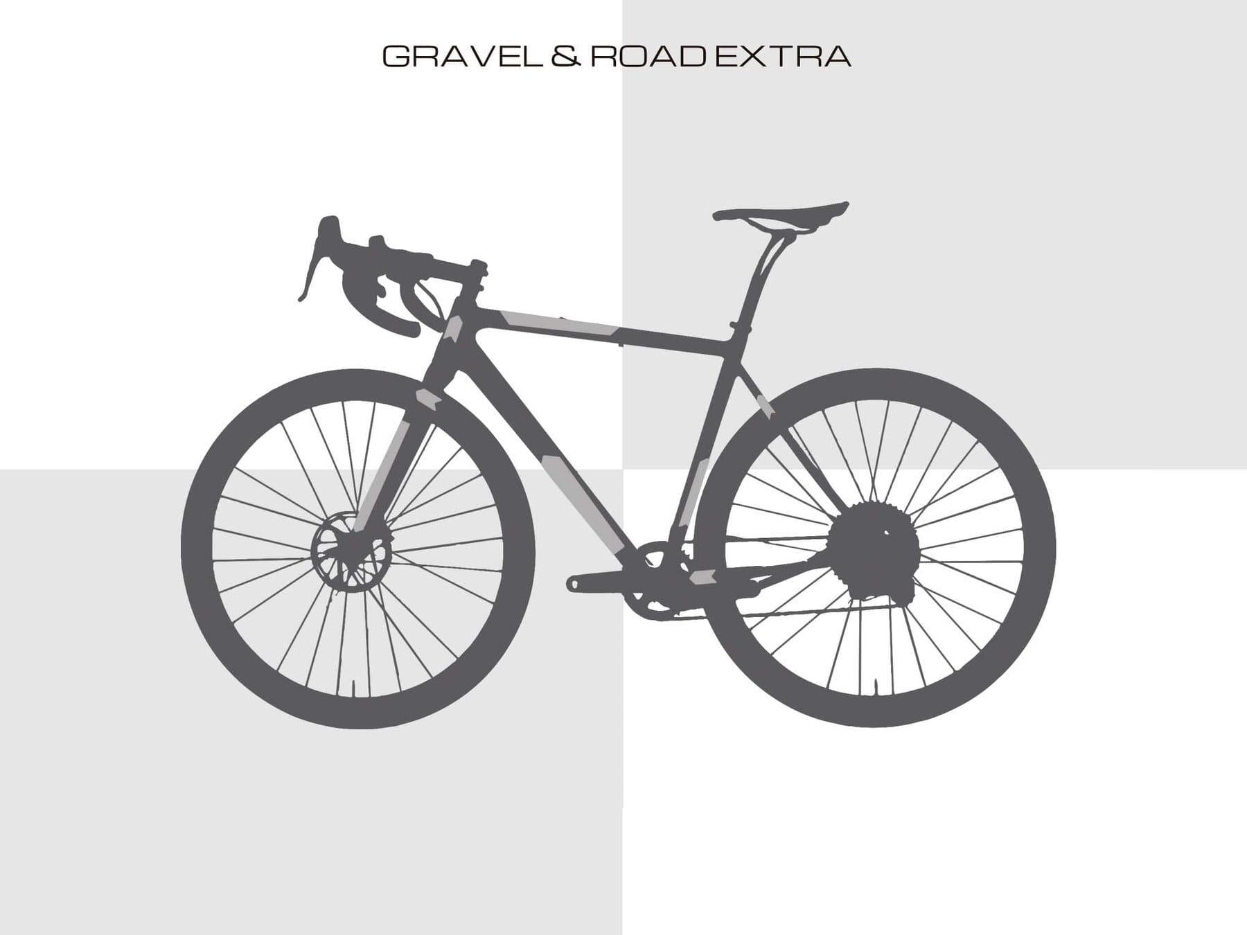 Kit protection de cadre - EXTRA Gravel/road - Sterrato noir 4/4