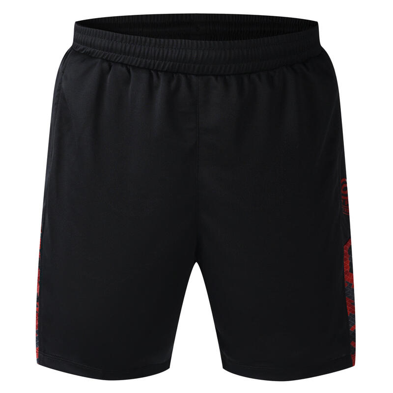 Short PRO TRAINING Homme (Noir / Rouge Écarlate)