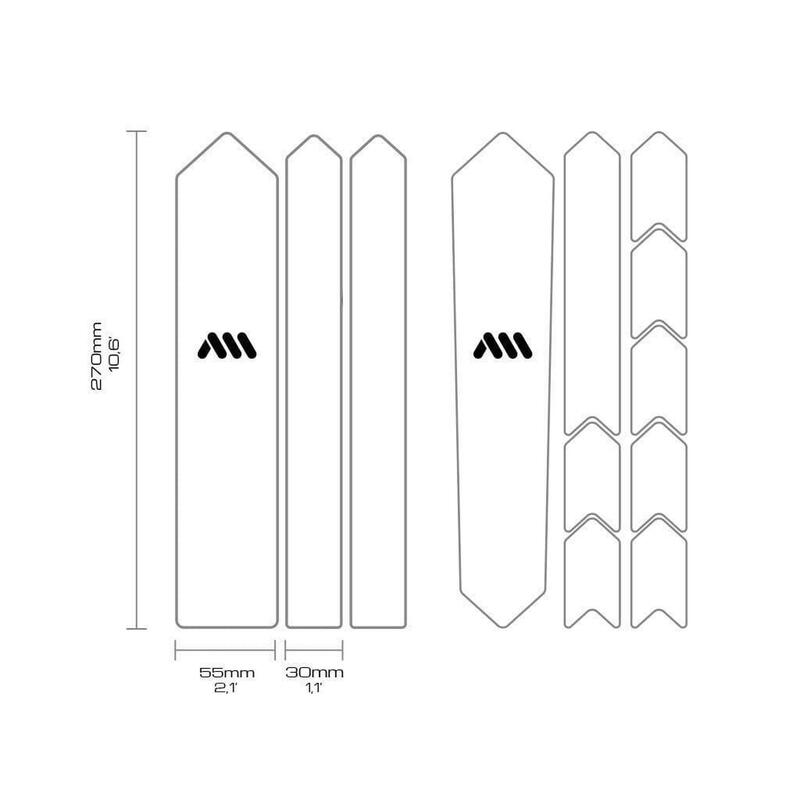 Kit protection de cadre - EXTRA Gravel/road - Sterrato blanc
