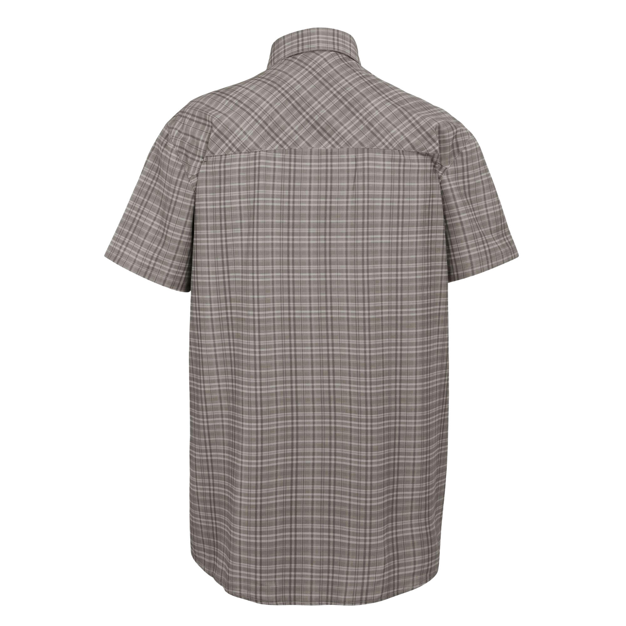 Camicia Da Viaggio A Quadri Ripiegabile Uomo Regatta Verde 2/5
