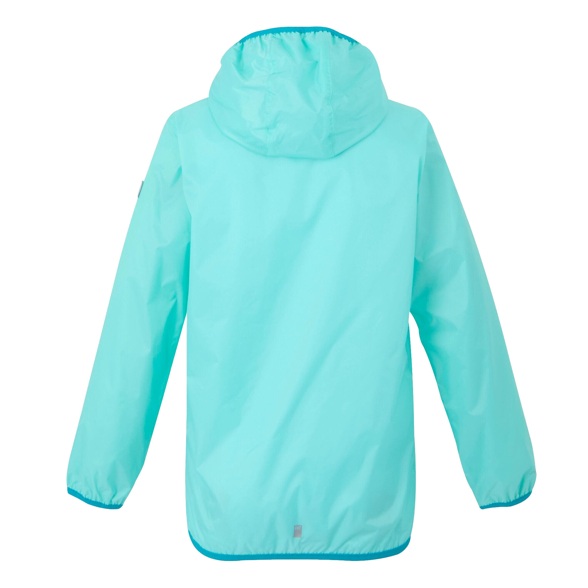 Great Outdoors Childrens/Kids Lever II Packaway Rain Jacket (Aruba Blue/Exotic 2/5