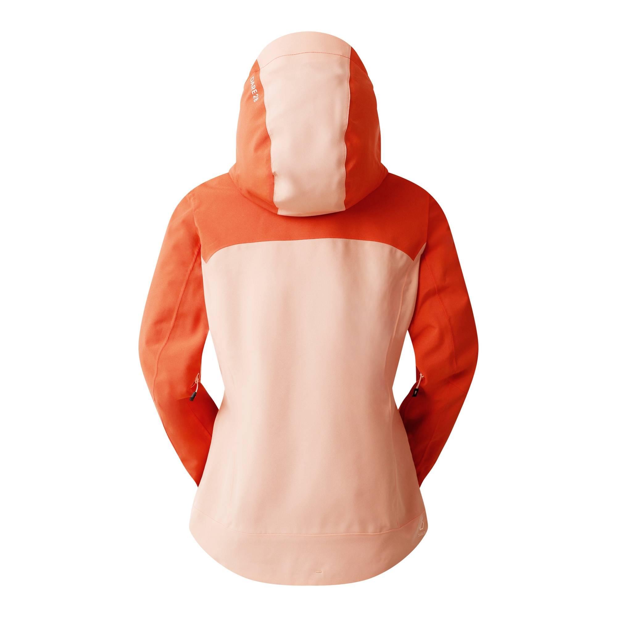 Veste Imperméable DIVERGING Femme (Rouge Rouille / Crevettes) 4/5