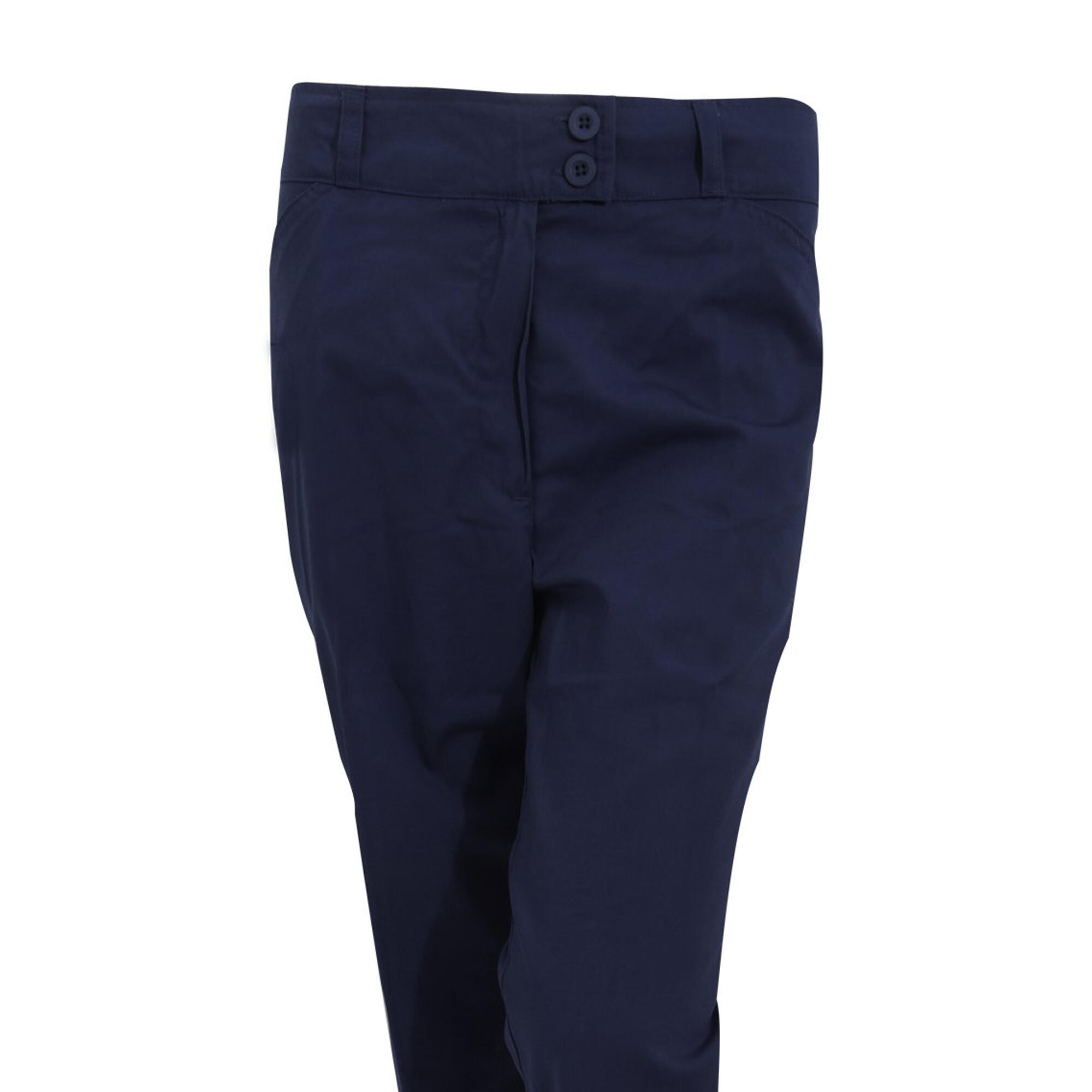 Ladies/Womens Poppy Medical/Healthcare Work Trouser (Navy) 2/3