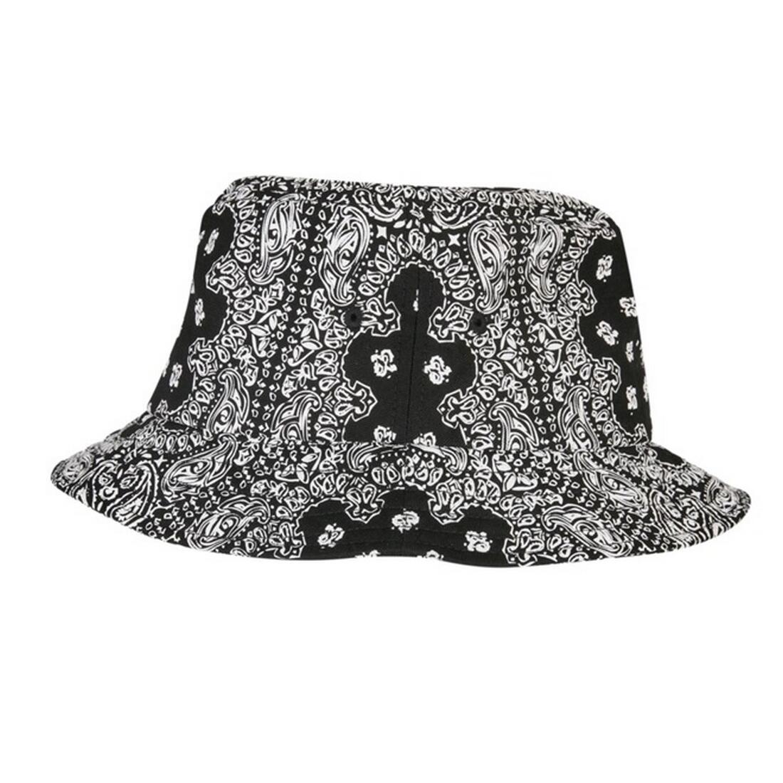 Chapéu de balde com bandana (Preto) 2/3