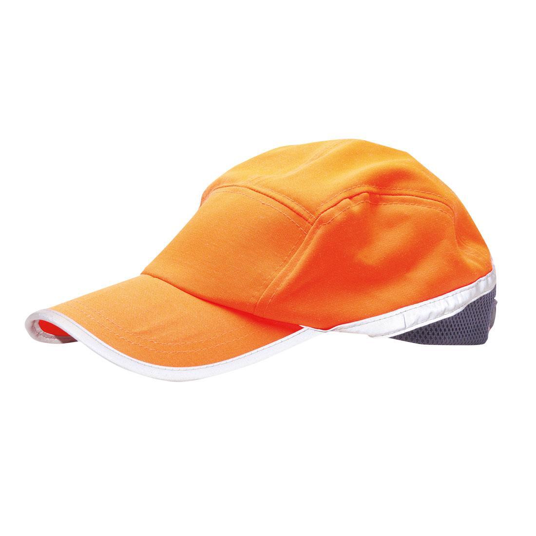 PORTWEST Mens HiVis Baseball Cap (Orange/Navy)