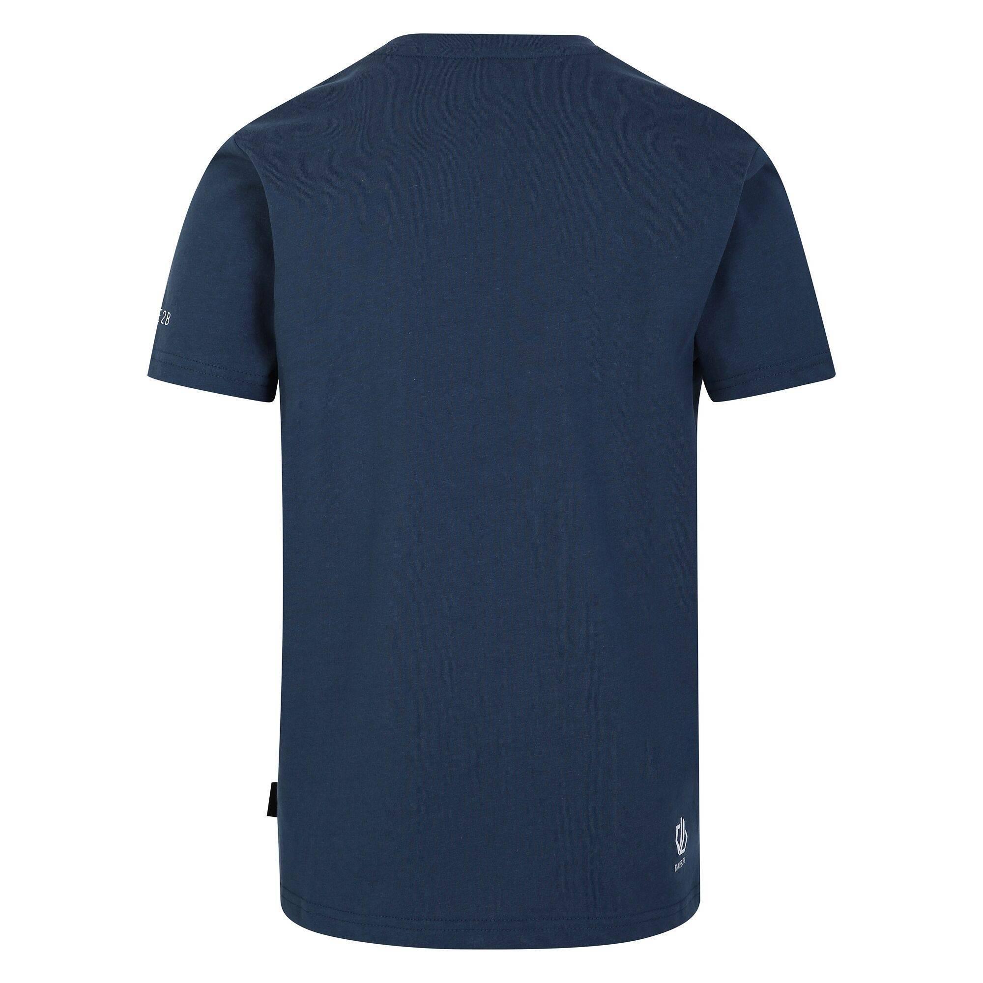 Tshirt Motif/style Razdemarée TRAILBLAZER Enfant (Denim Sombre / Pêche Foncée) 2/5