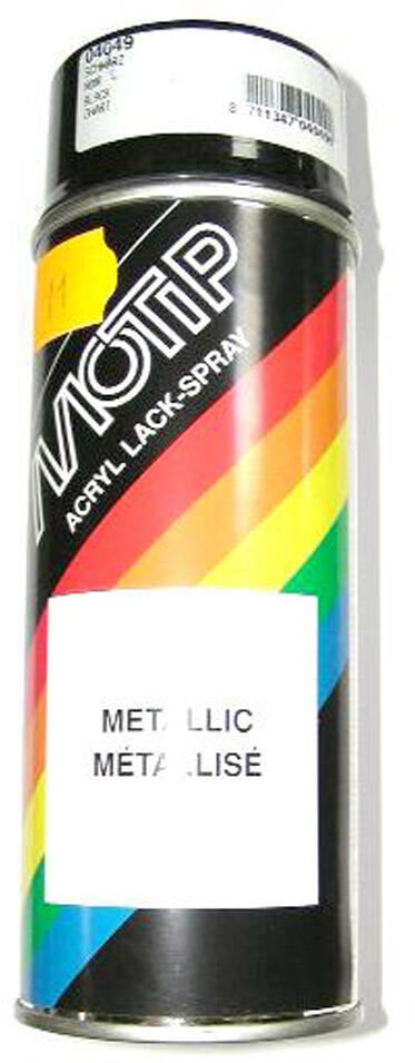 Motip Spray CAN 400 ml Metallic - Noir 2/2