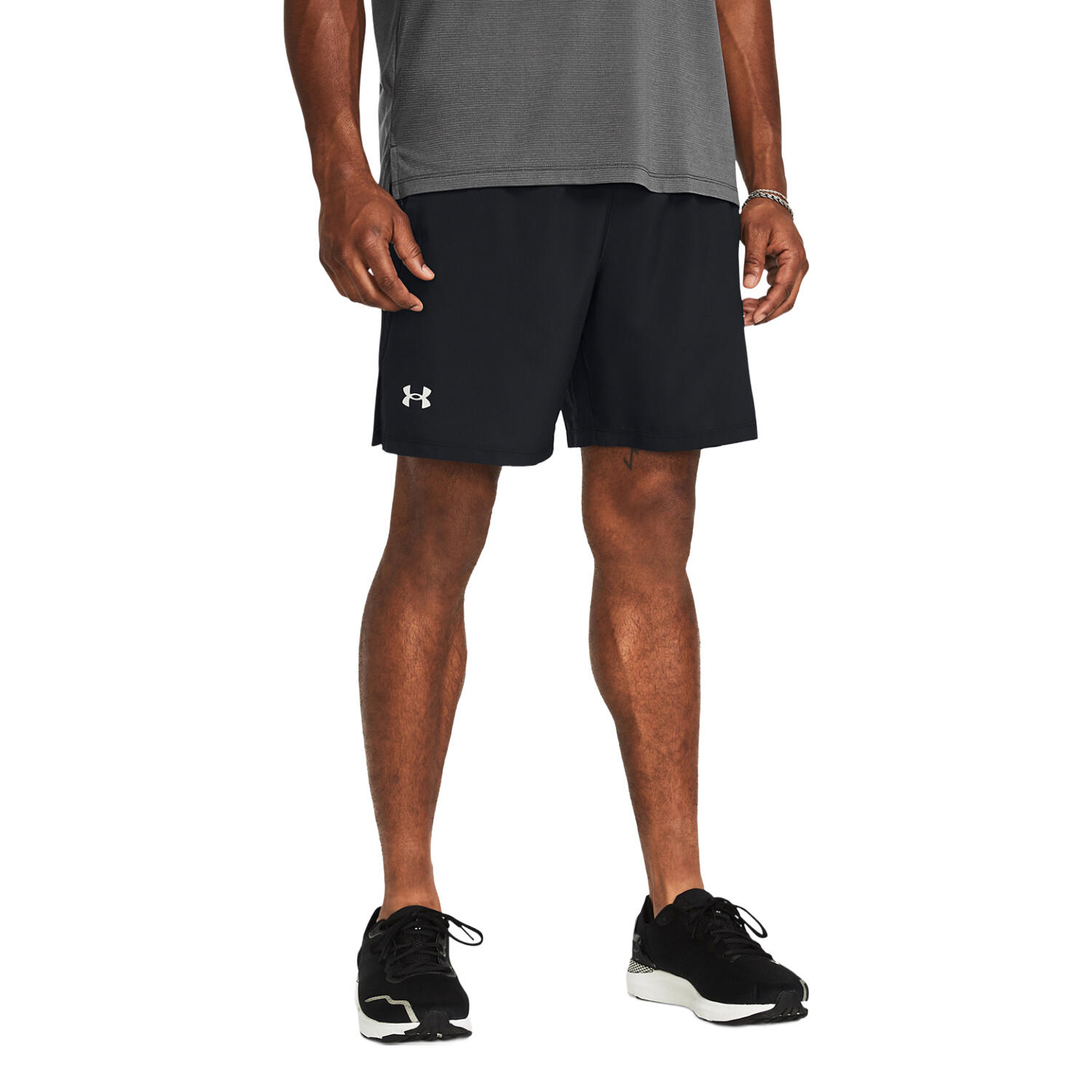 Mens Launch Shorts (Black/Reflective Black) 3/3