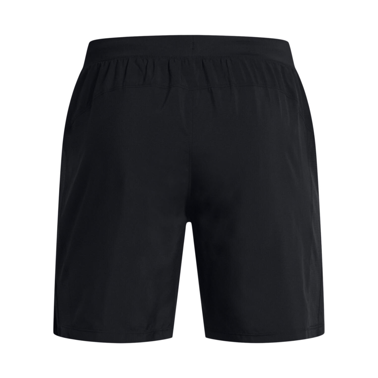 Mens Launch Shorts (Black/Reflective Black) 2/3