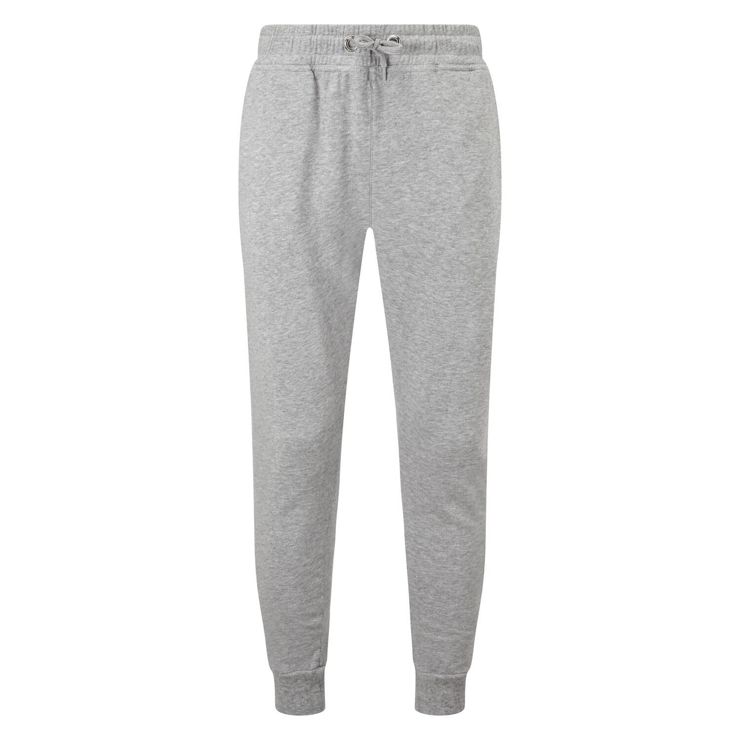 TRIDRI Unisex Adults Fitted Joggers (Heather Grey)