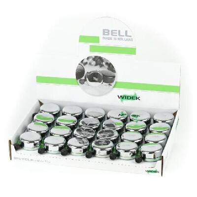 Chromen plastic klepel voor widek bel