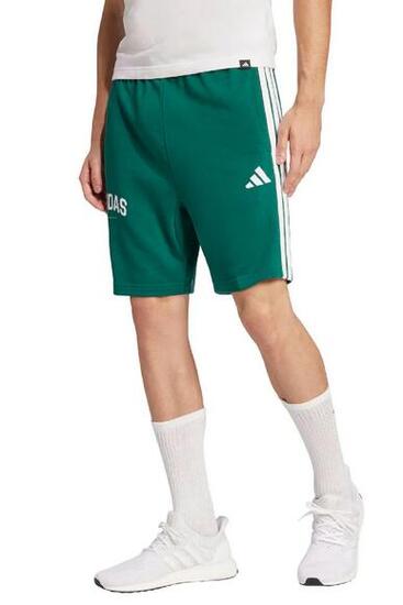 Pantaloncino uomo adidas 3-stripes - verde