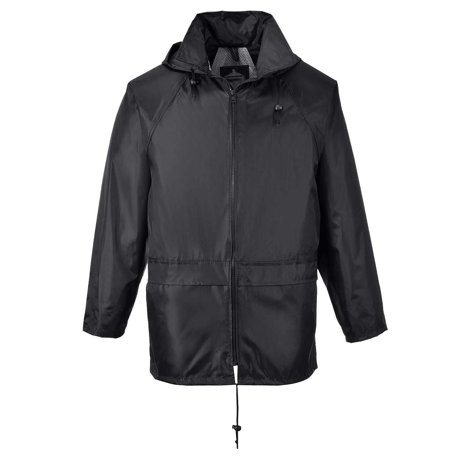 Unisex Adult Classic Raincoat (Black) 3/3