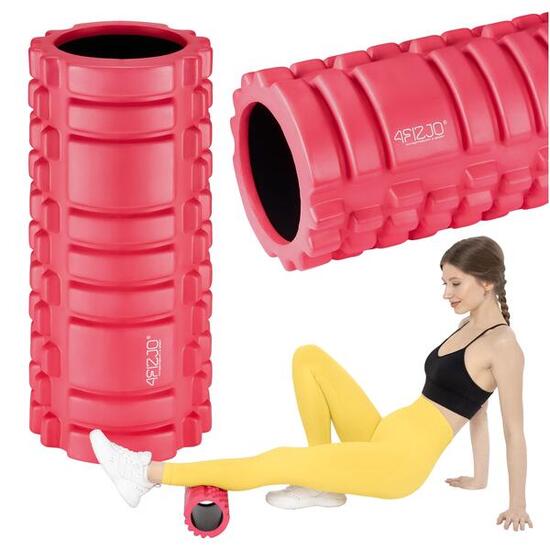 Foam roller EVA rilievi 33 cm trigger point schiena e gambe 4FIZJO
