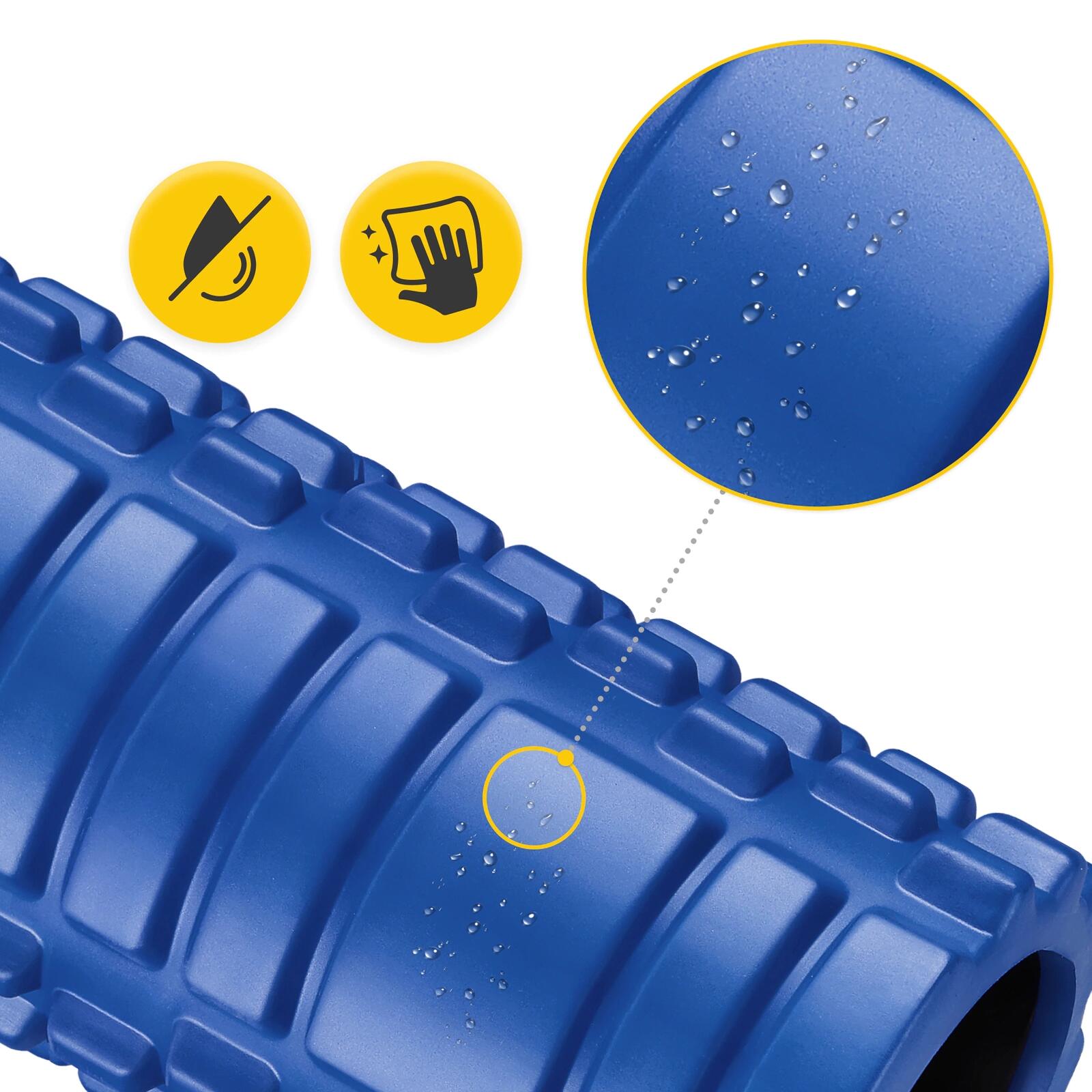 Foam roller EVA trigger point schiena e gambe 45 cm 4FIZJO 2/7
