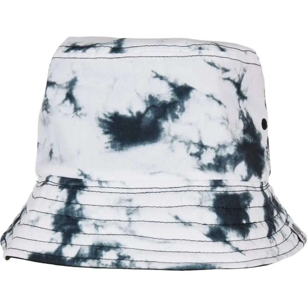 Batik Dye Reversible Bucket Hat (Black/White)