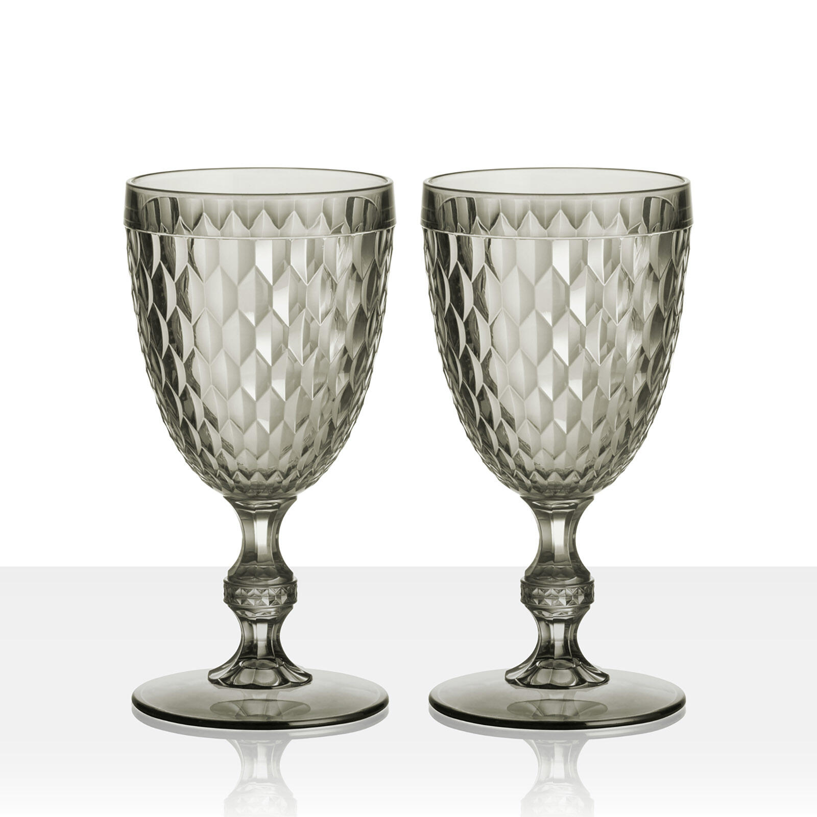 Brunner - Set De Verres À Vin Coralux Camping Voyage Vin Rouge Cristal 400 Ml - Verre - Vert - Taille Unique - Decathlon