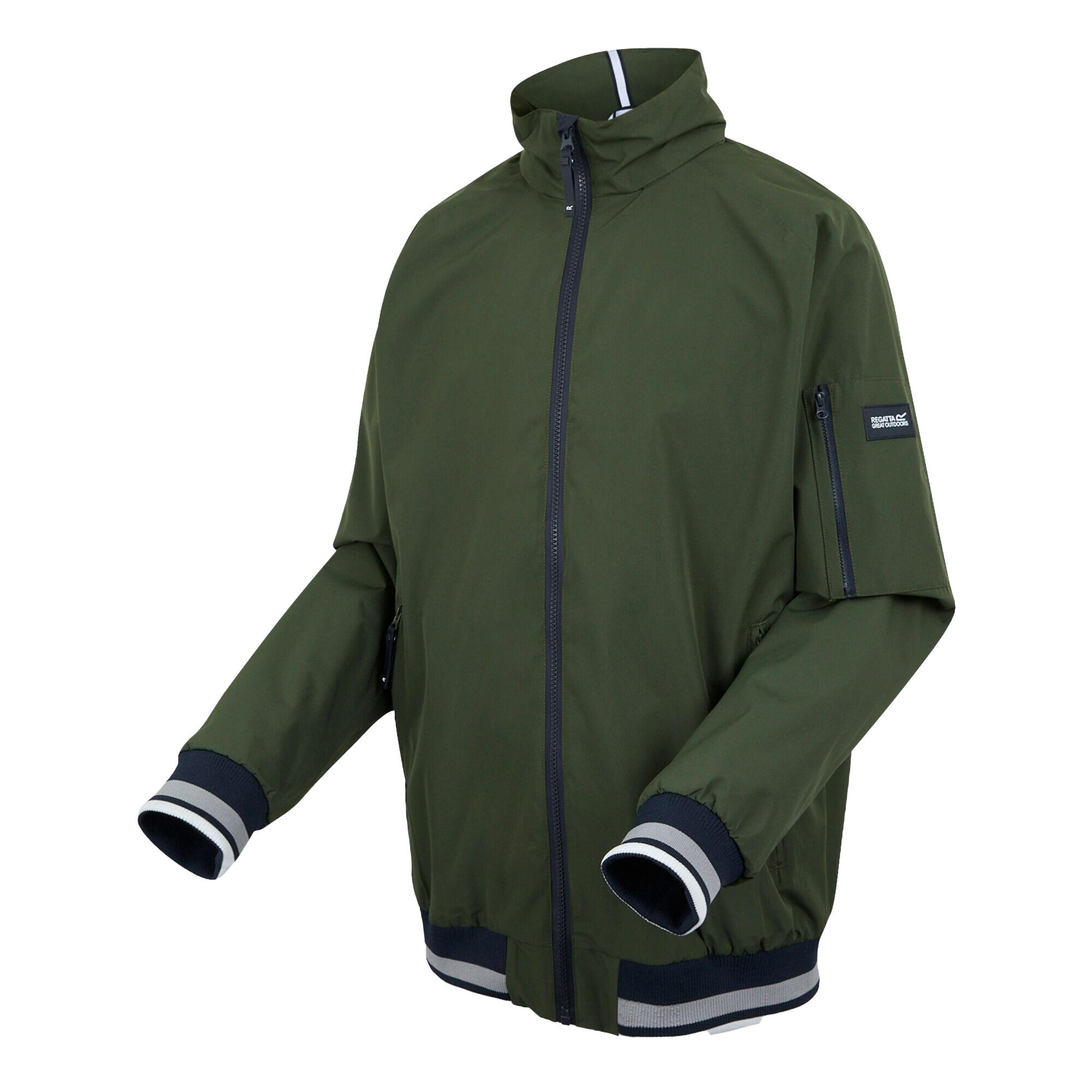 Veste Imperméable SHOREBAY Homme (Kaki Foncé) 3/5