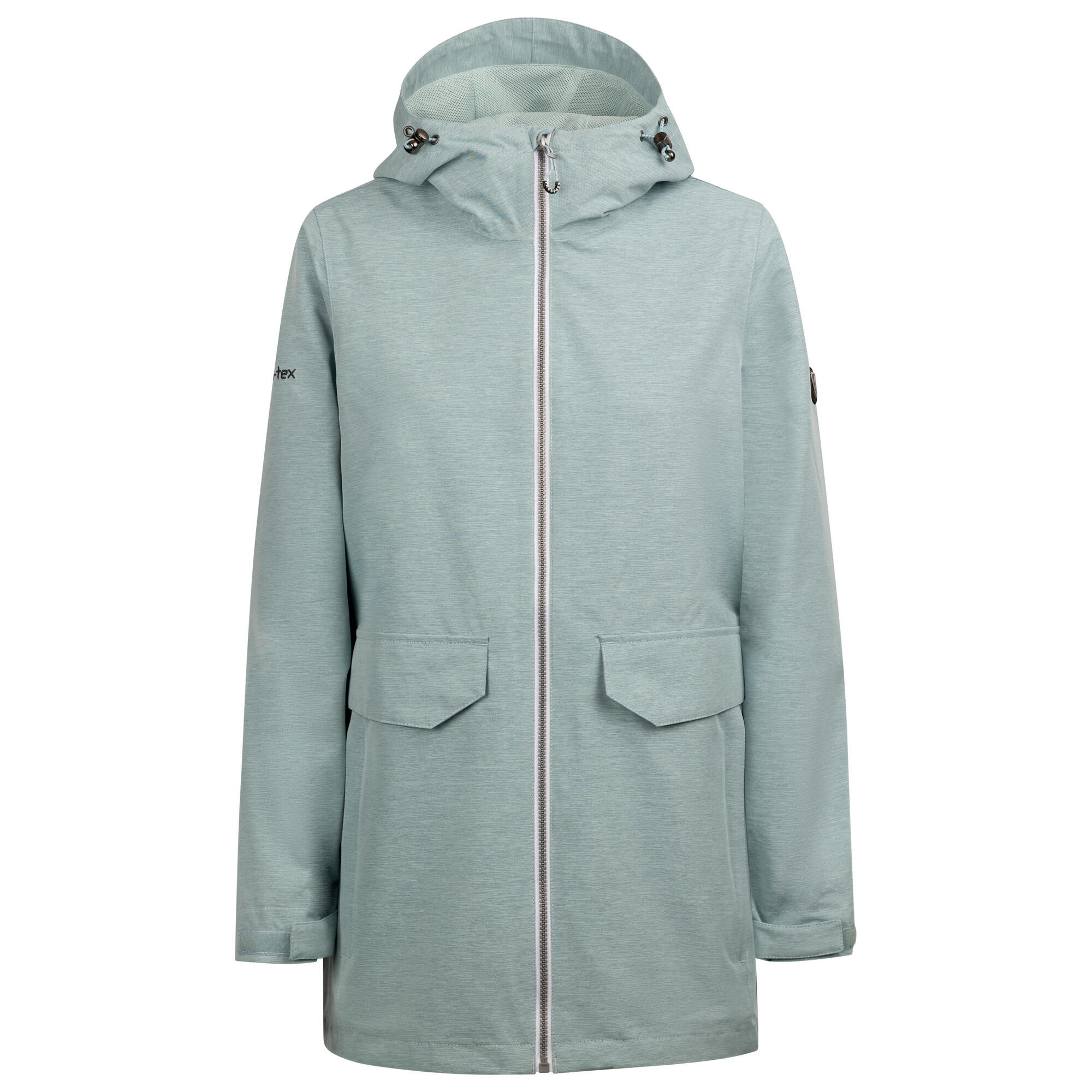 TRESPASS Womens/Ladies Crystals Waterproof Jacket (Dark Seafoam Marl)