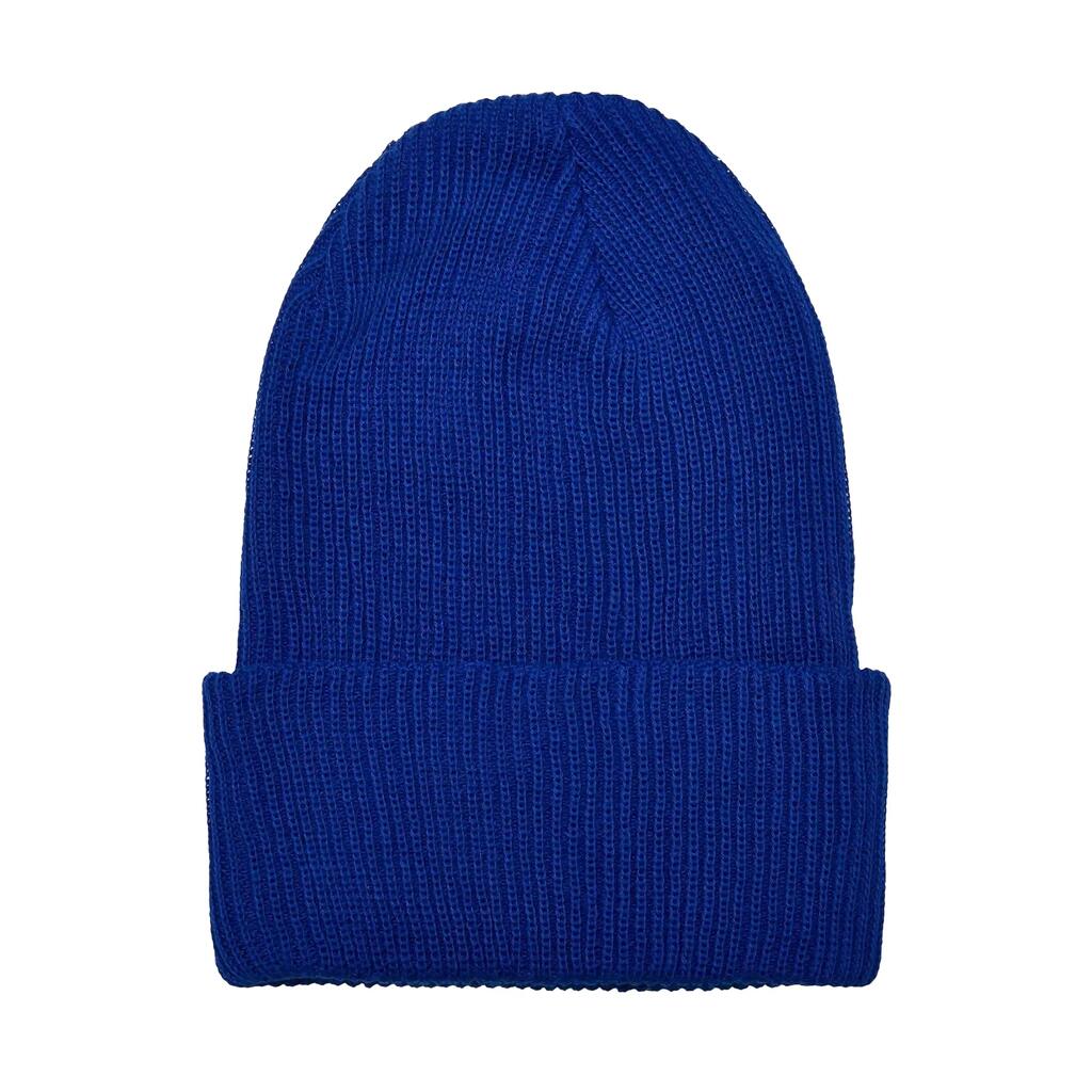 Ribbed Yarn Beanie (Royal Blue)