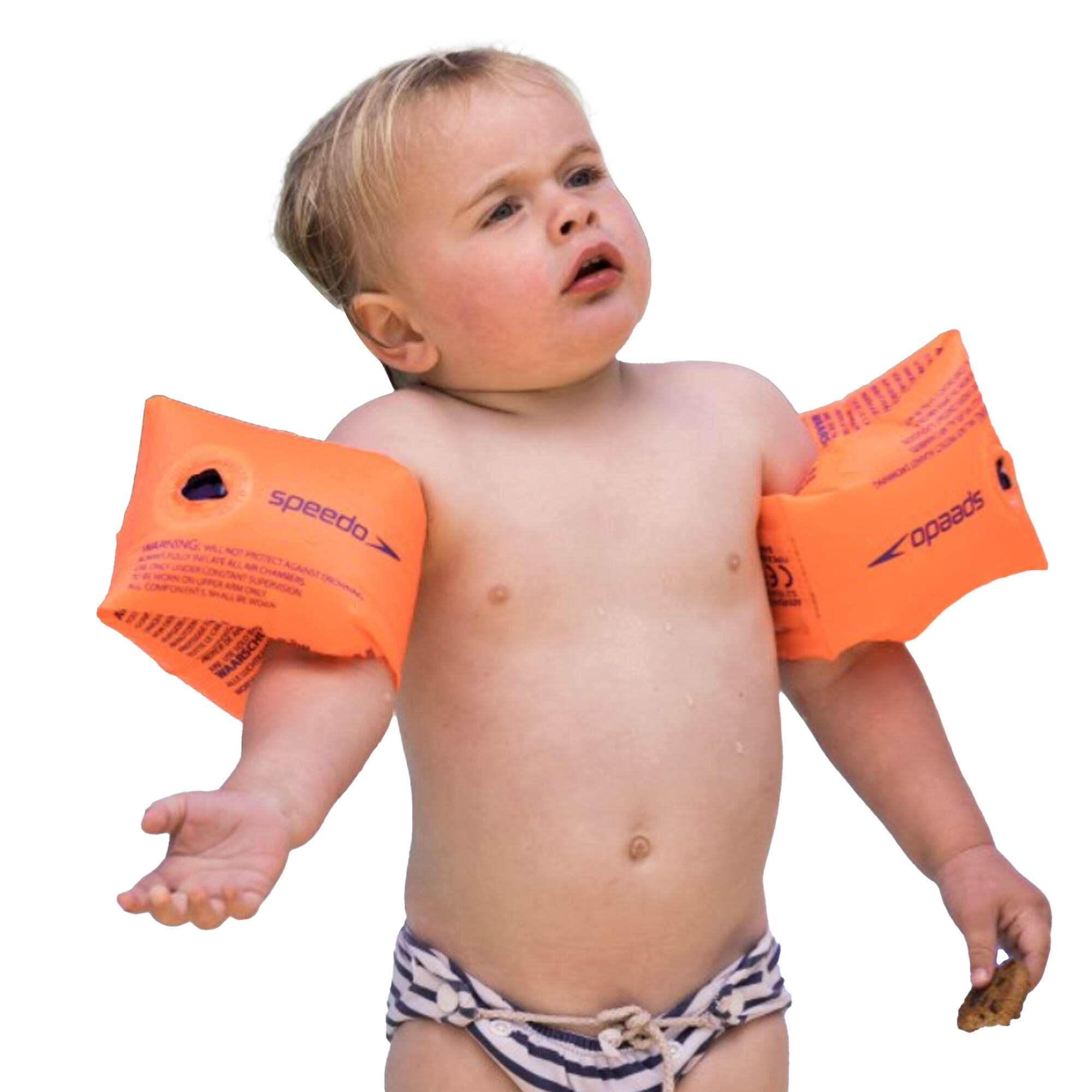 Childrens/Kids Swimming Armbands (Orange) 2/2