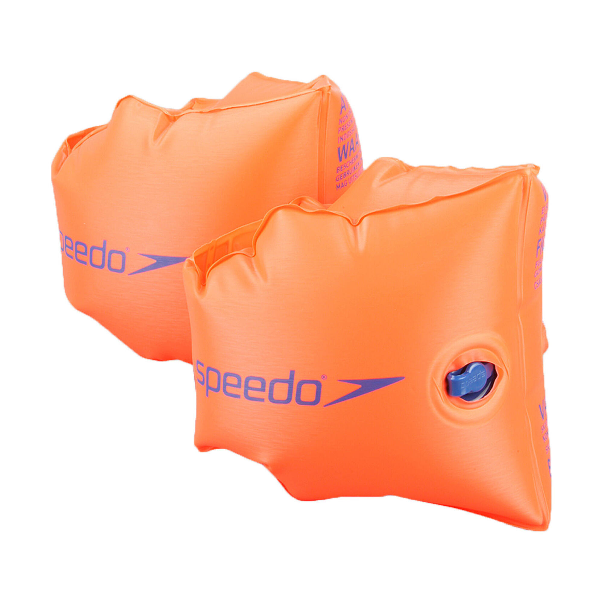 Childrens/Kids Swimming Armbands (Orange) 1/2